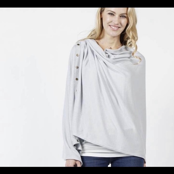 Convertible WrapScarf - Gray - Picture 2 of 3